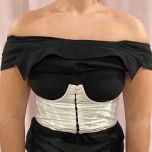 White Princess Polly Saturday Sinner Corset Top